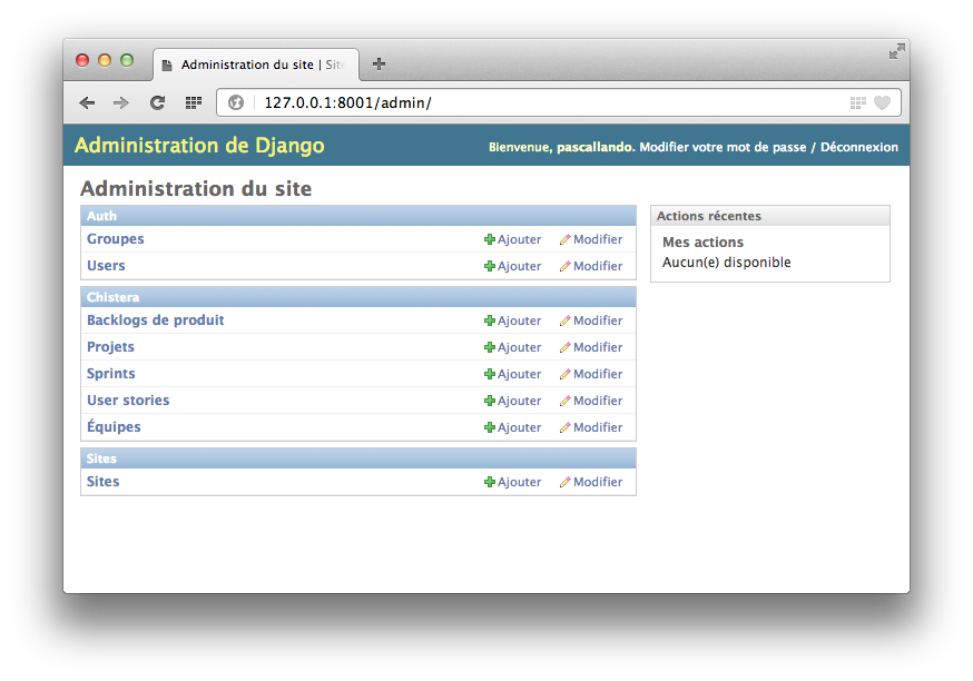 Noms des modèles en français Django